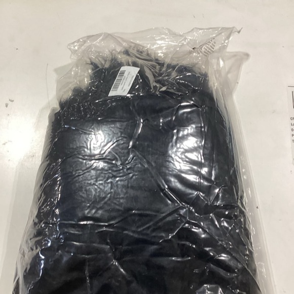 Black Faux Fur Chair Cover - Picture 5 of 5